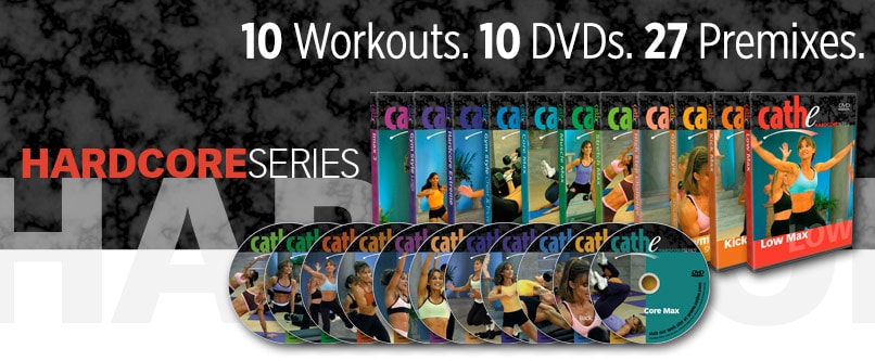 Cathe Friedrich Hardcore workout DVD series for women & men