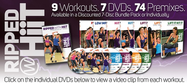 Cathe Friedrich's Ripped With HiiT Workout DVD Series