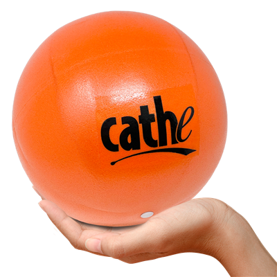 Cathe Orange Small Mini Yoga Exercise Ball
